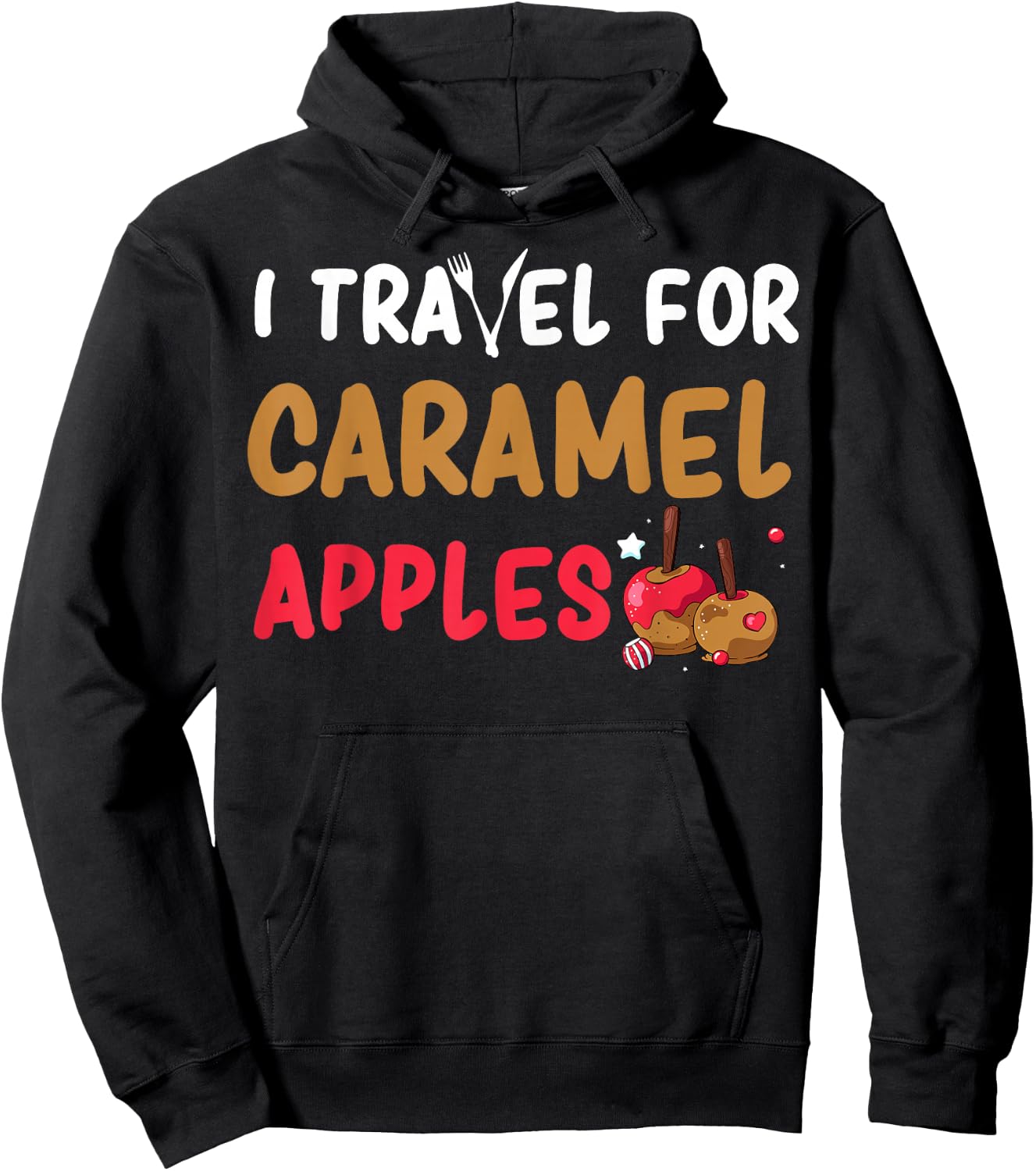 Caramel Apple Apparel - Great Funny Apples Lover Design Hoodie - Hoodie | Black