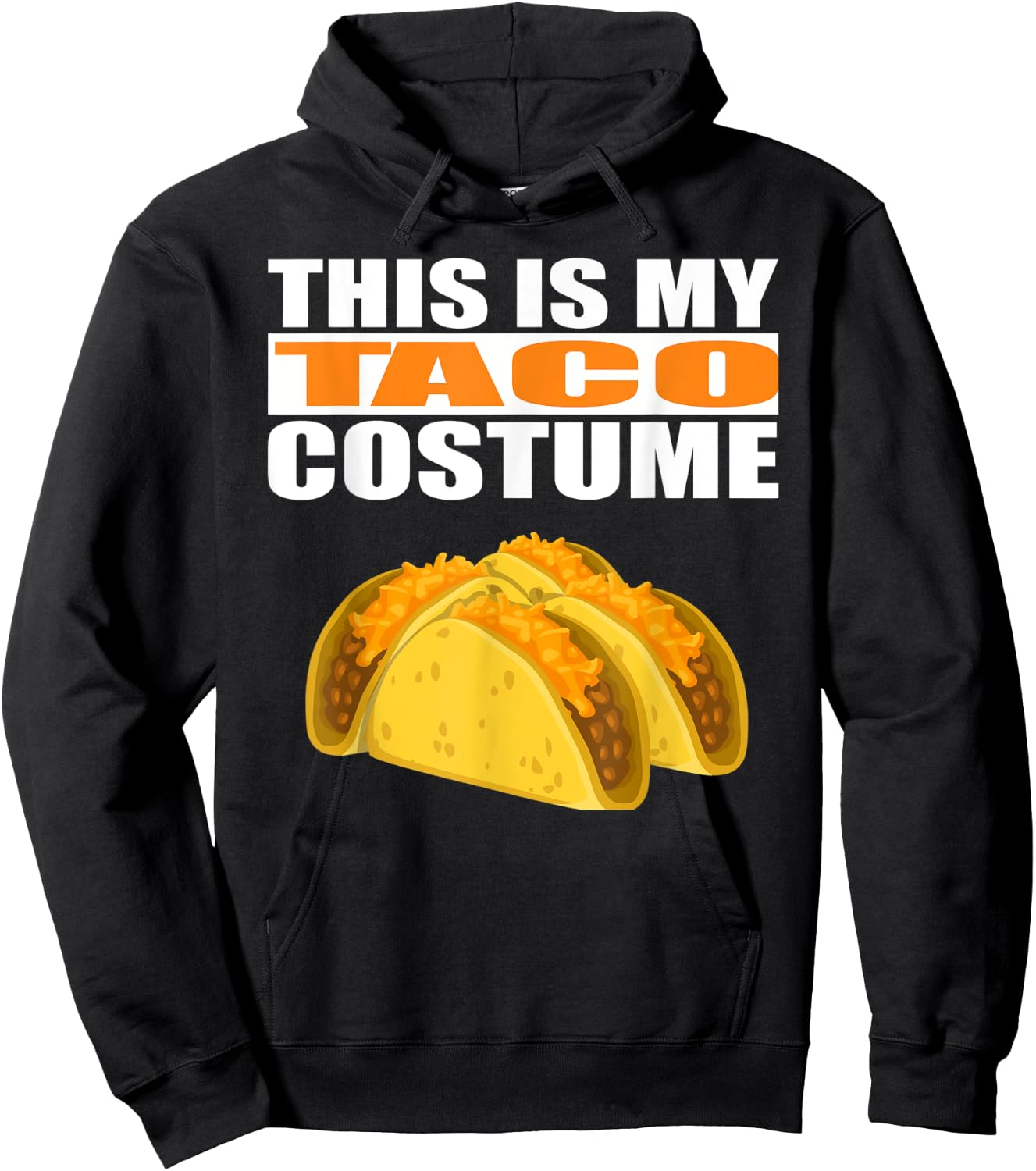 My Taco Costume Funny Halloween Hoodie - Hoodie | Black