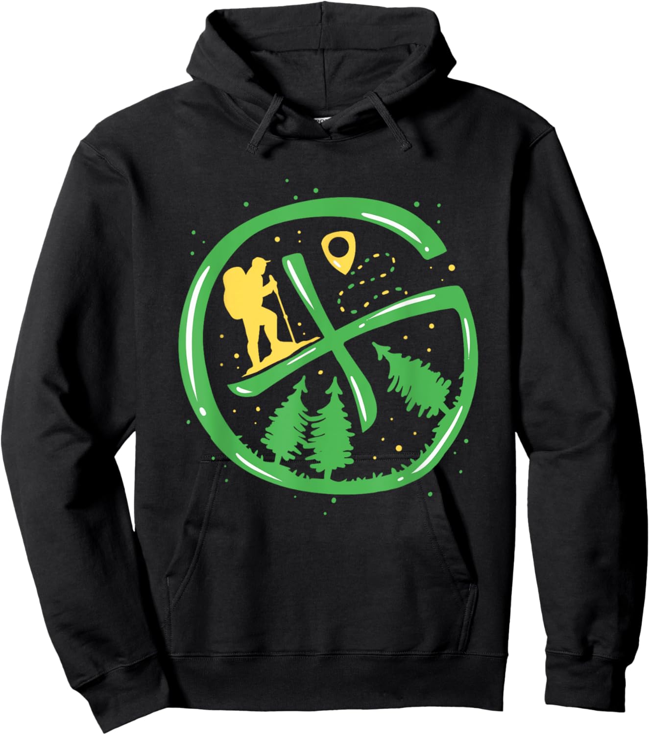 Geocache Hiking Outdoor - Funny Geocaching Hoodie - Hoodie | Black