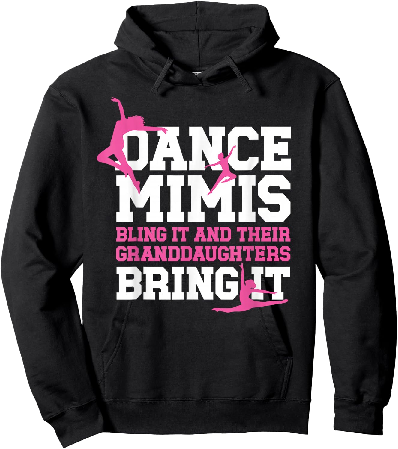 Dance Mimis Bling It Dancer Mimi Dancing Mimi Grandma Hoodie - Hoodie | Black