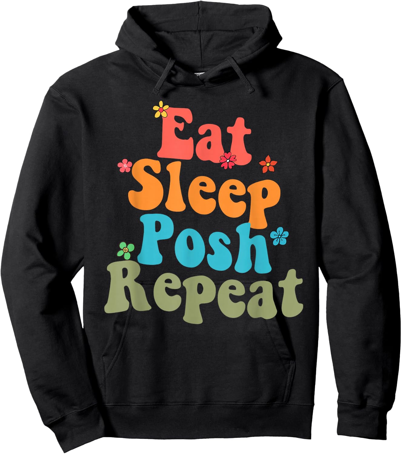 Posh Seller Online Seller Poshmark Eat Sleep Posh Repeat Hoodie - Hoodie | Black