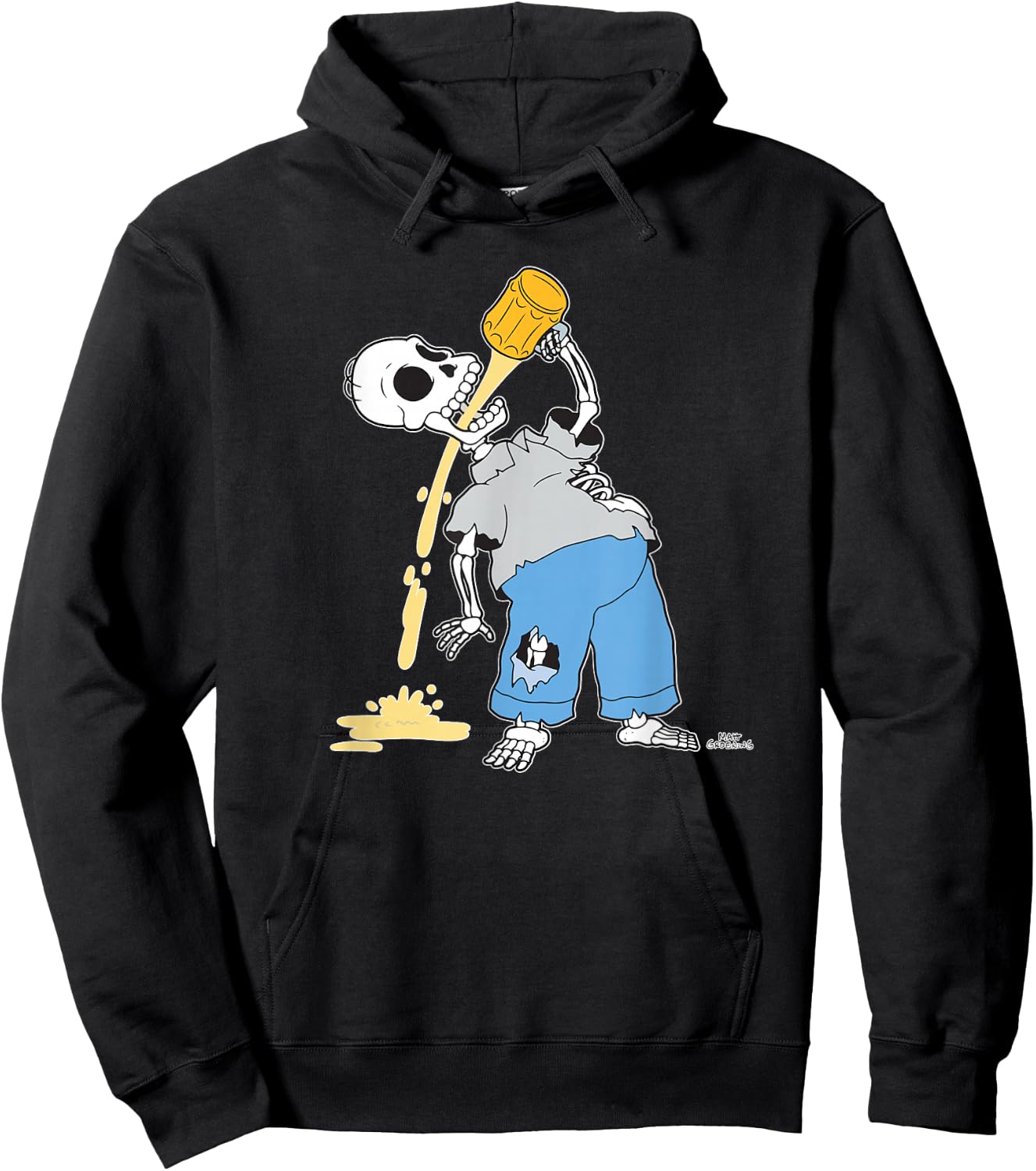 The Simpsons Homer Skeleton Beer Treehouse of Horror Hoodie - Hoodie | Black