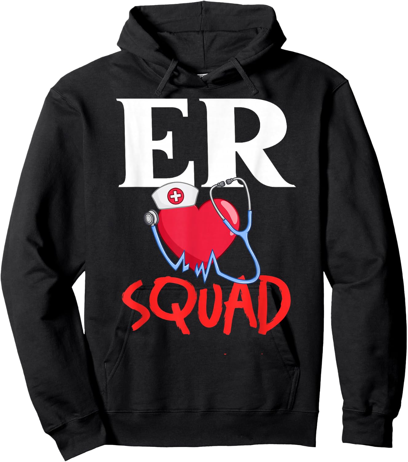 Emergency Room Technician ER Nurse Hospital Department Hoodie - Hoodie | Black
