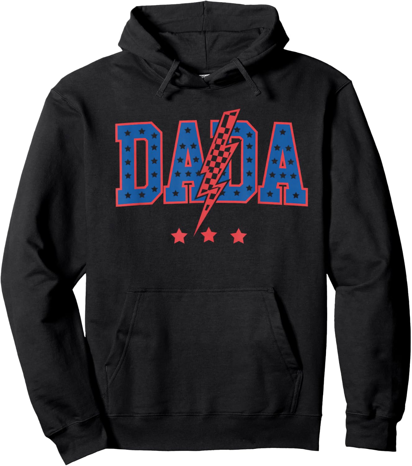 Mama Dada 4th of July American Hoodie - Hoodie | Black