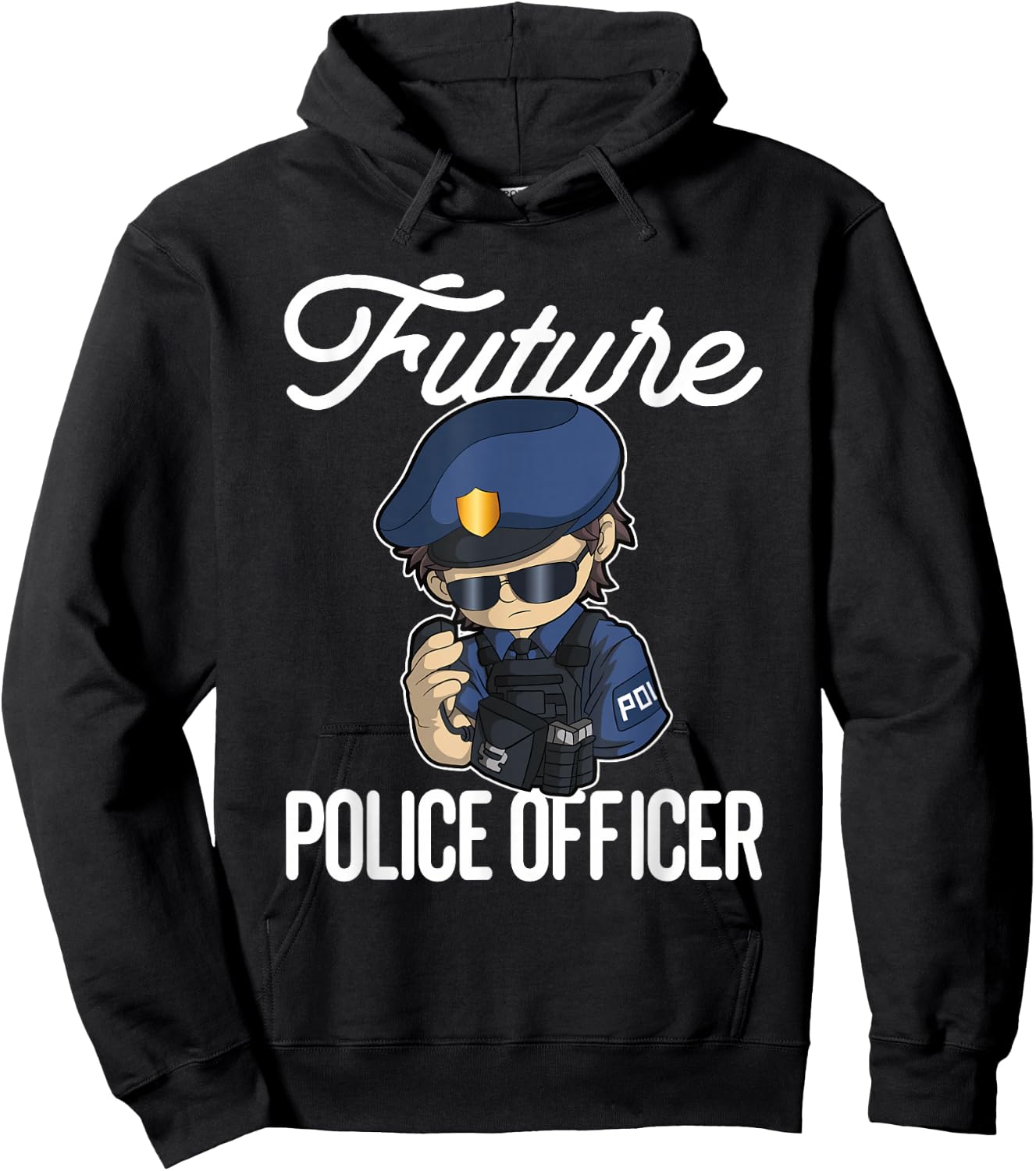 Future Police Officer Boy Hoodie - Hoodie | Black