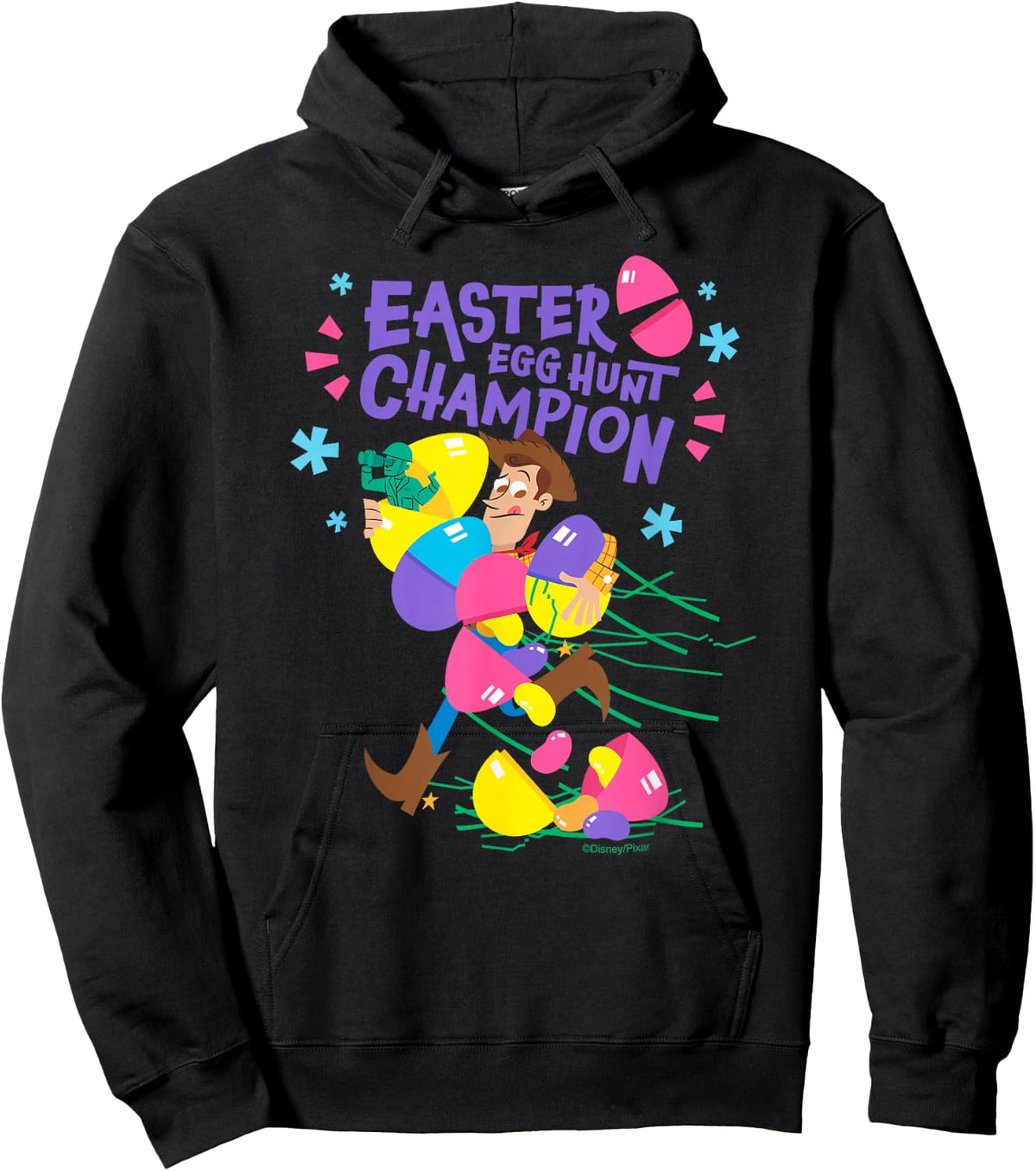 Disney and Pixar's Toy Story Woody Easter Egg Hunt Hoodie - Hoodie | Black