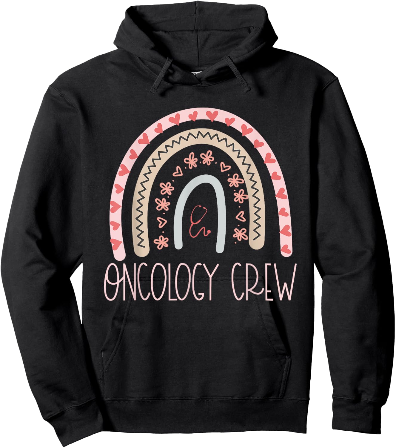 Oncology Nurse Week Medical Assistant Team Cancer Doctor Hoodie - Hoodie | Black