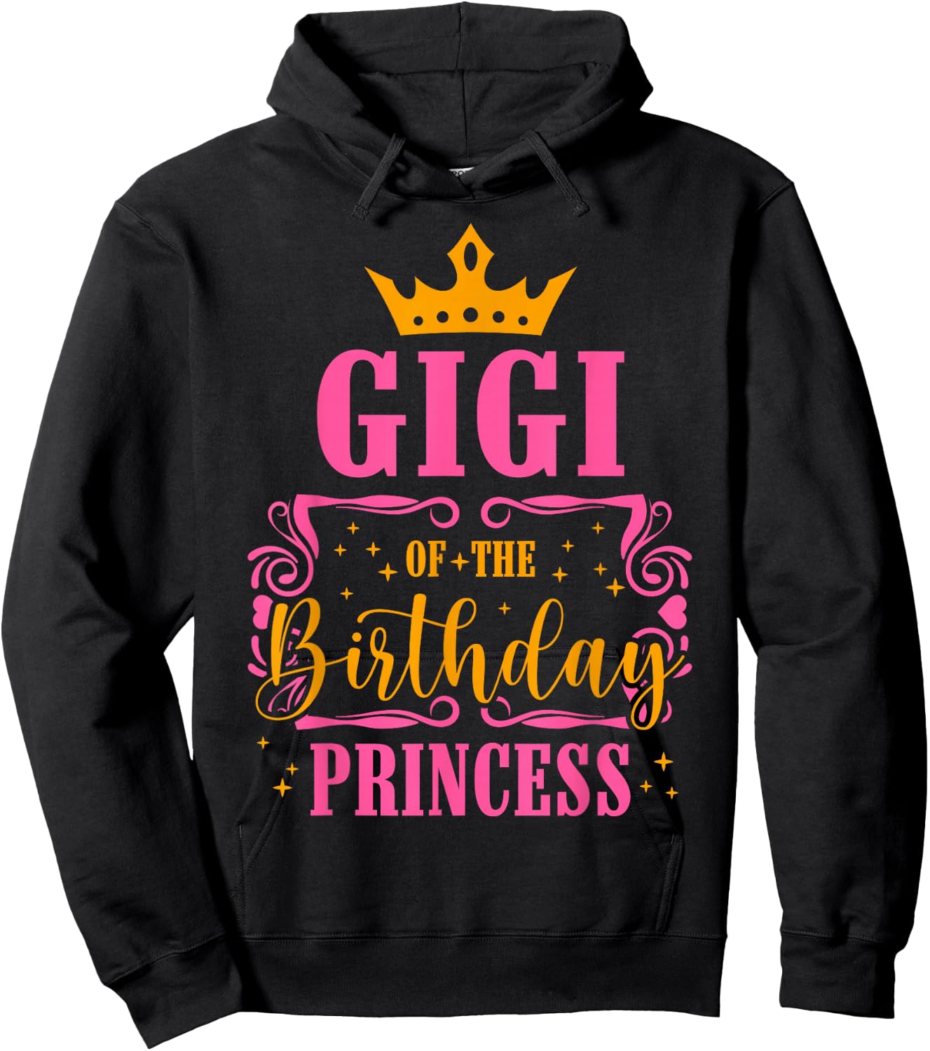 Gigi of The Birthday Princess B-Day Girls Matching Family Hoodie - Hoodie | Black