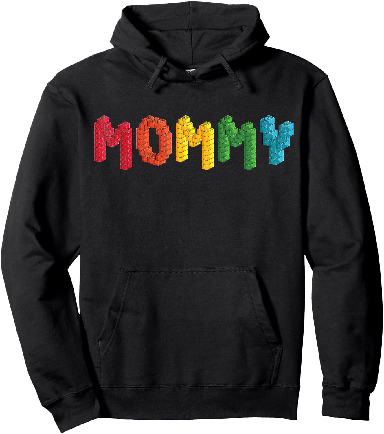 Mommy Master Builder Building Bricks Blocks Family Set Hoodie - Hoodie | Black