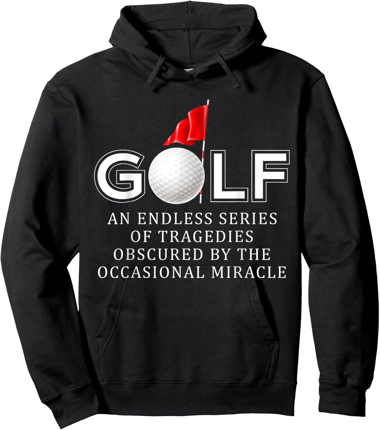 Golf Funny Golfers Golfing Sport Hoodie - Hoodie | Black