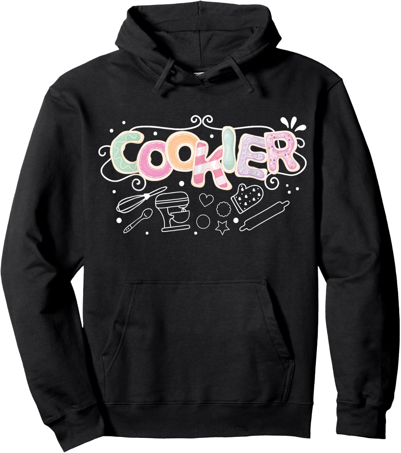 Cookie Decorating for Bakers and Cookie Artists Hoodie - Hoodie | Black
