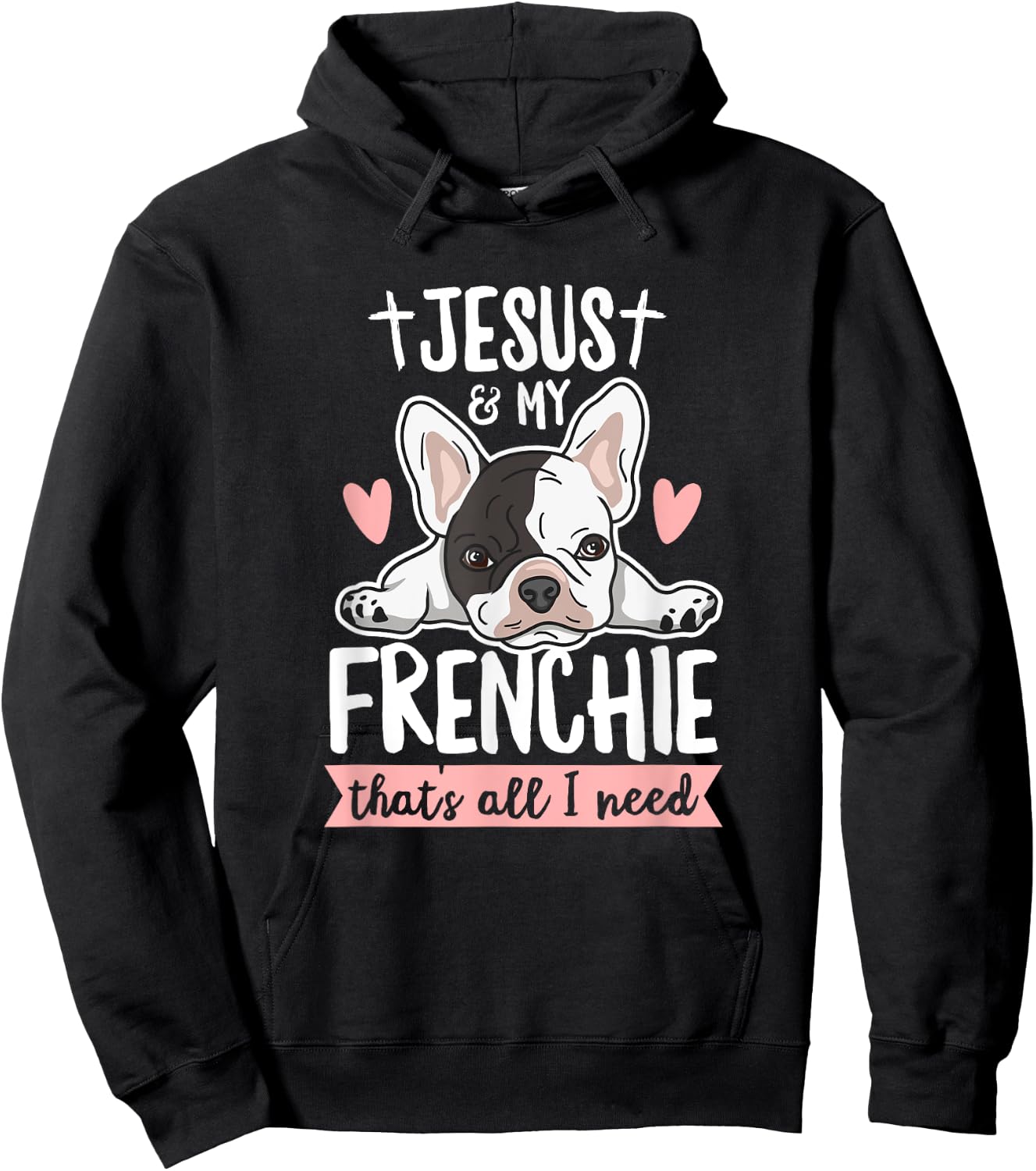 Frenchie Quote for a Frenchie Owner Hoodie - Hoodie | Black