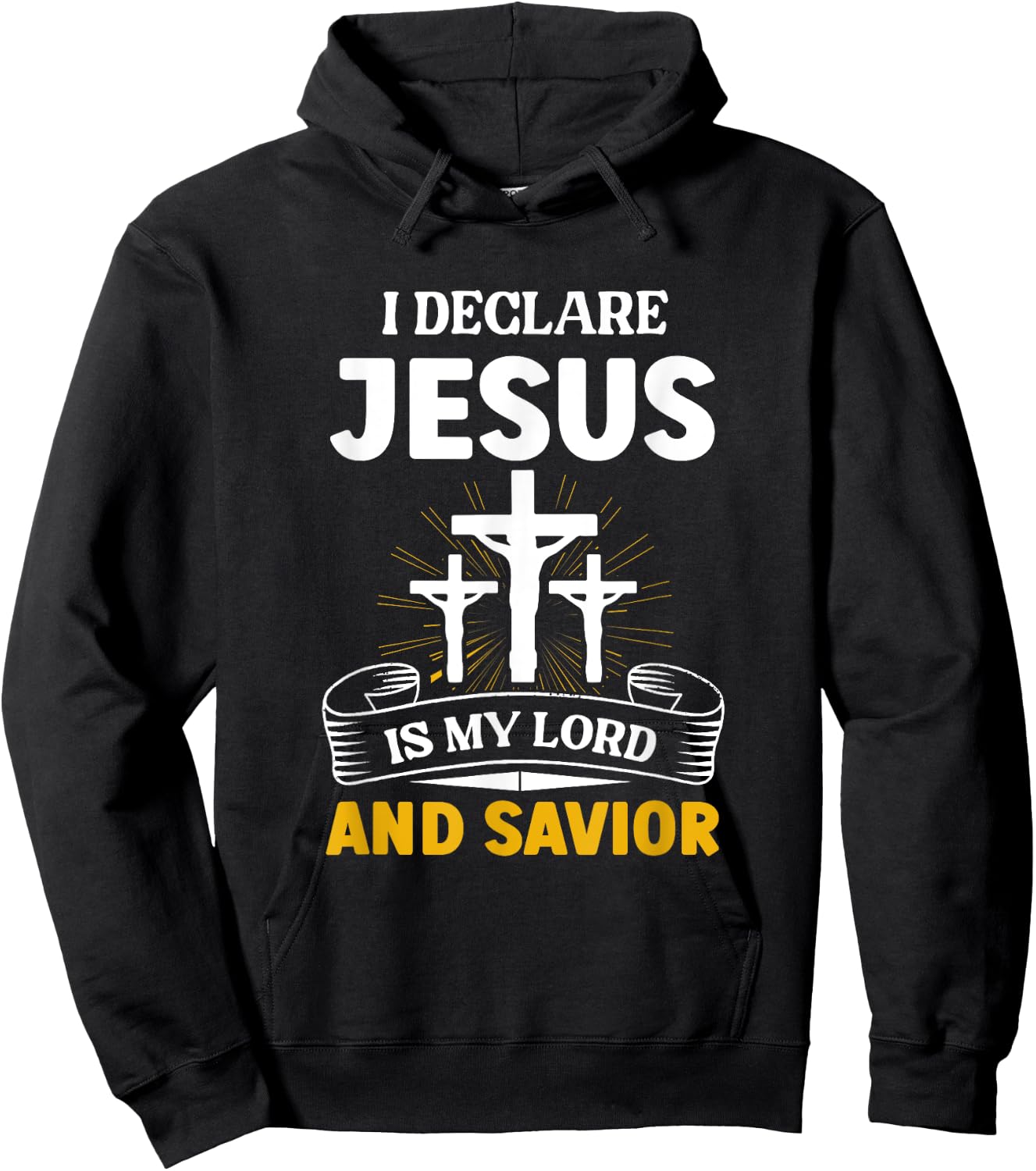 Religious Bible Church Jesus Is My Lord And Savior Hoodie - Hoodie | Black