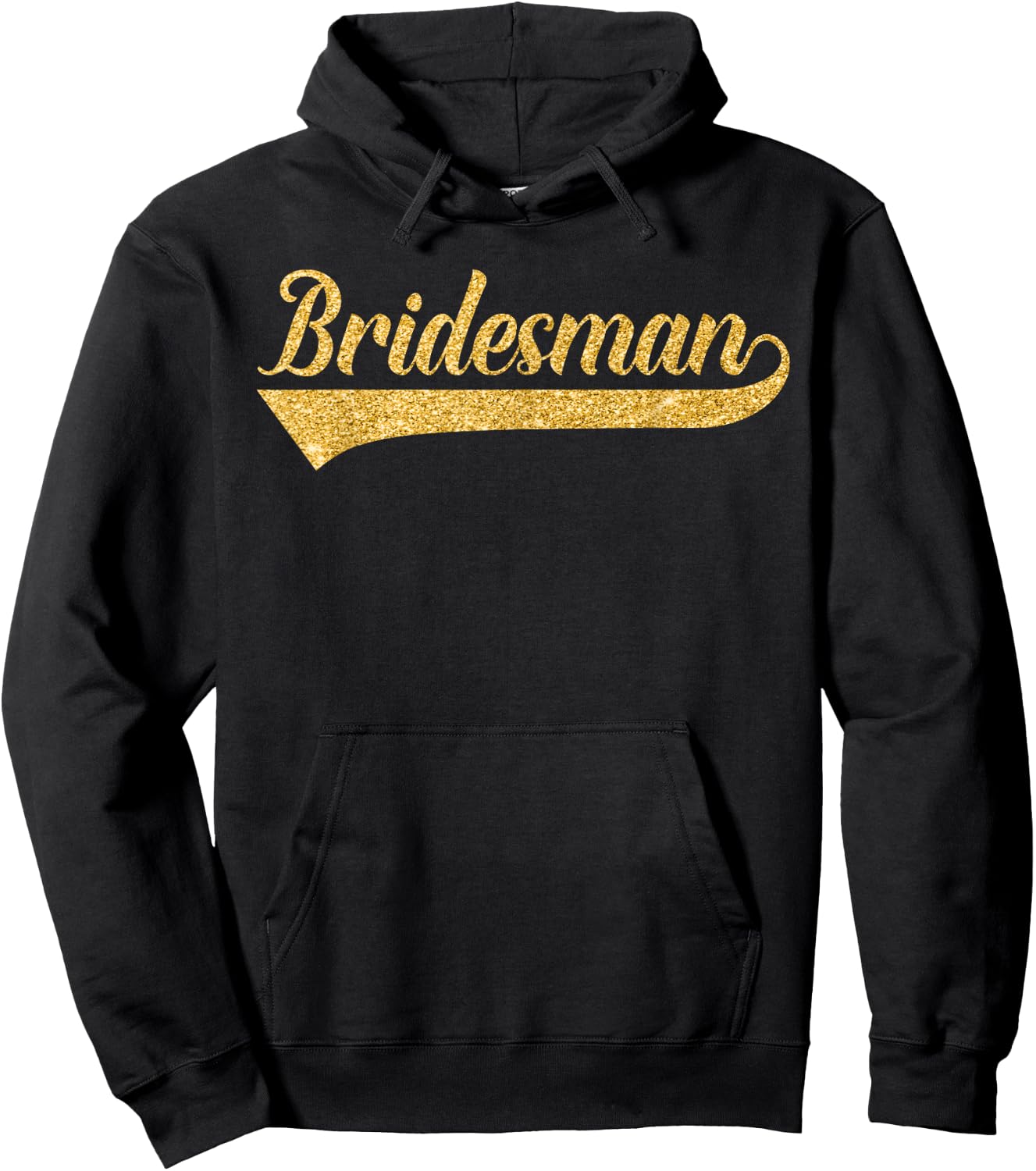 Bridesman Coordinating Wedding Bridal Party Gift Hoodie - Hoodie | Black