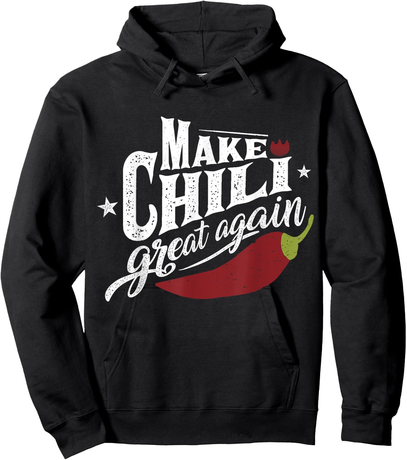 Make Chili Great Again Chilli Cook-Off Competition Team Chef Hoodie - Hoodie | Black