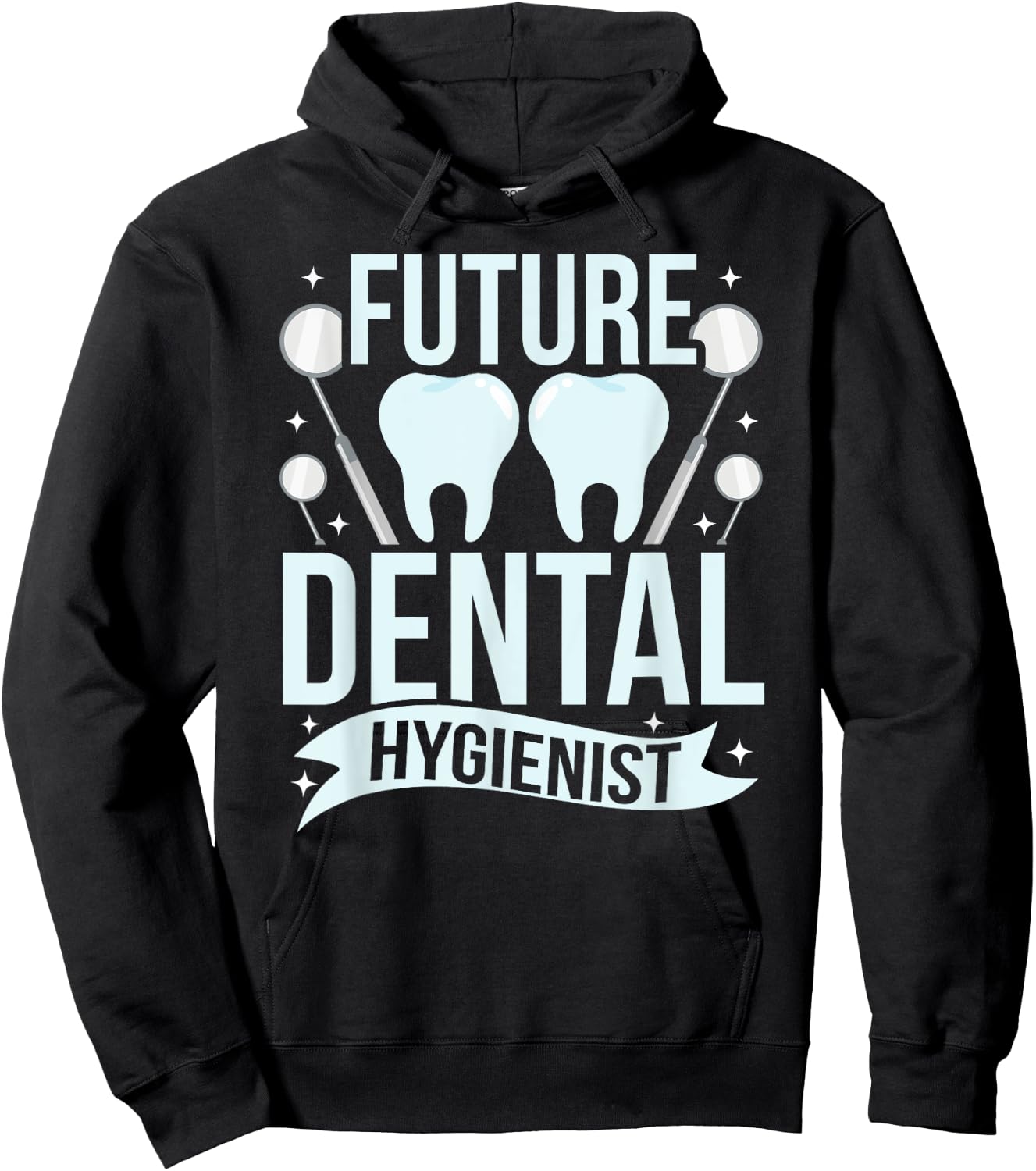 Future Dental Hygienist Hygiene Team Dentist Clinic Hoodie - Hoodie | Black
