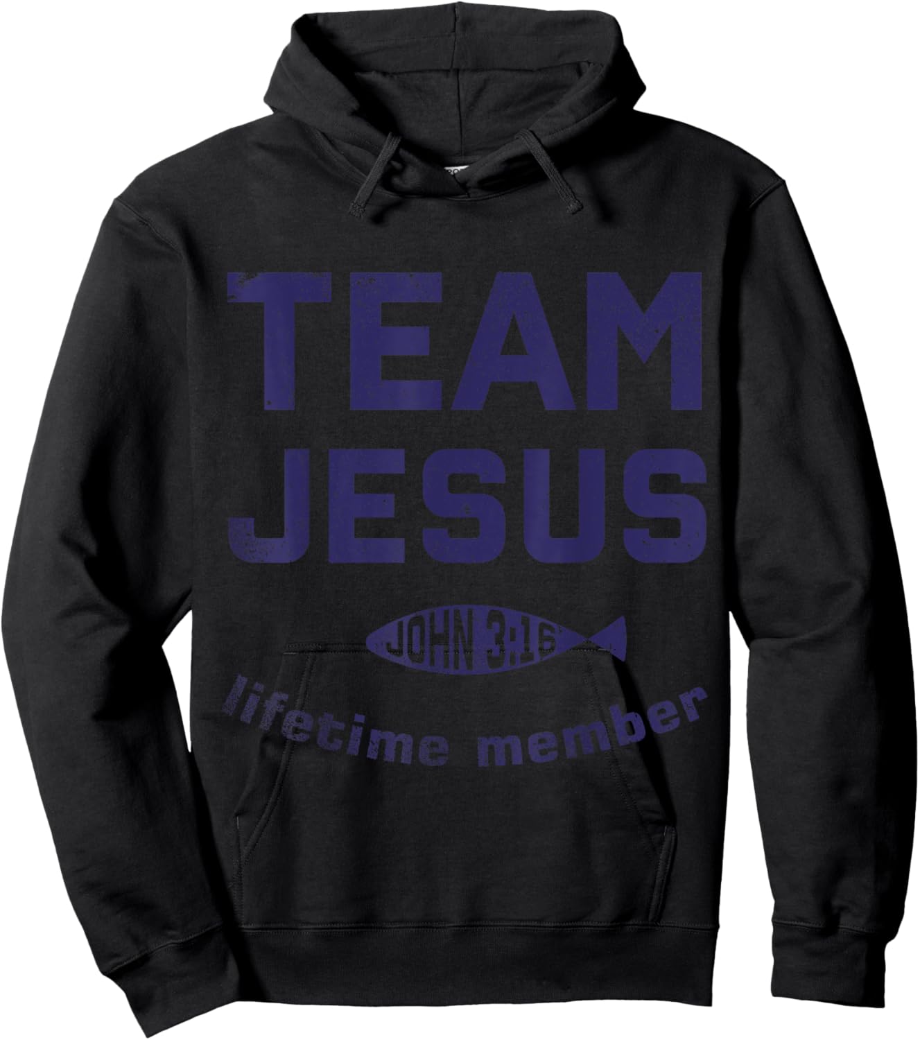 God Believer Jesus Christian Lord Jesus Team Hoodie - Hoodie | Black