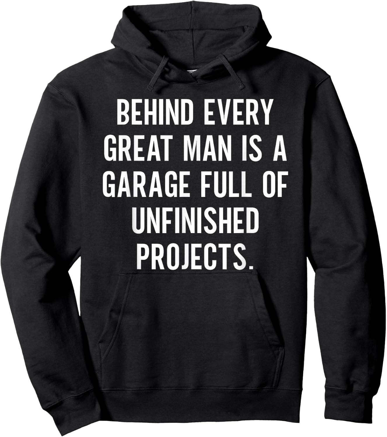 Funny Car Mechanic Garage Sarcasm Unfinished Projects Hoodie - Hoodie | Black
