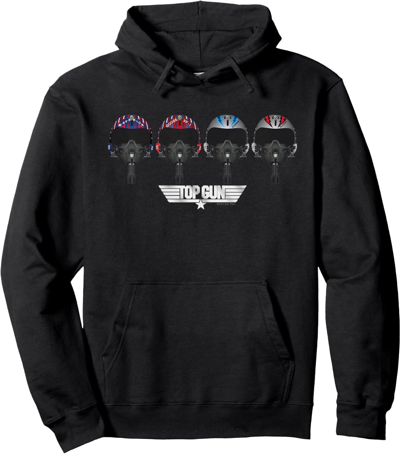 Top Gun Maverick & Co Pilot Helmets Kids Hoodie - Hoodie | Black