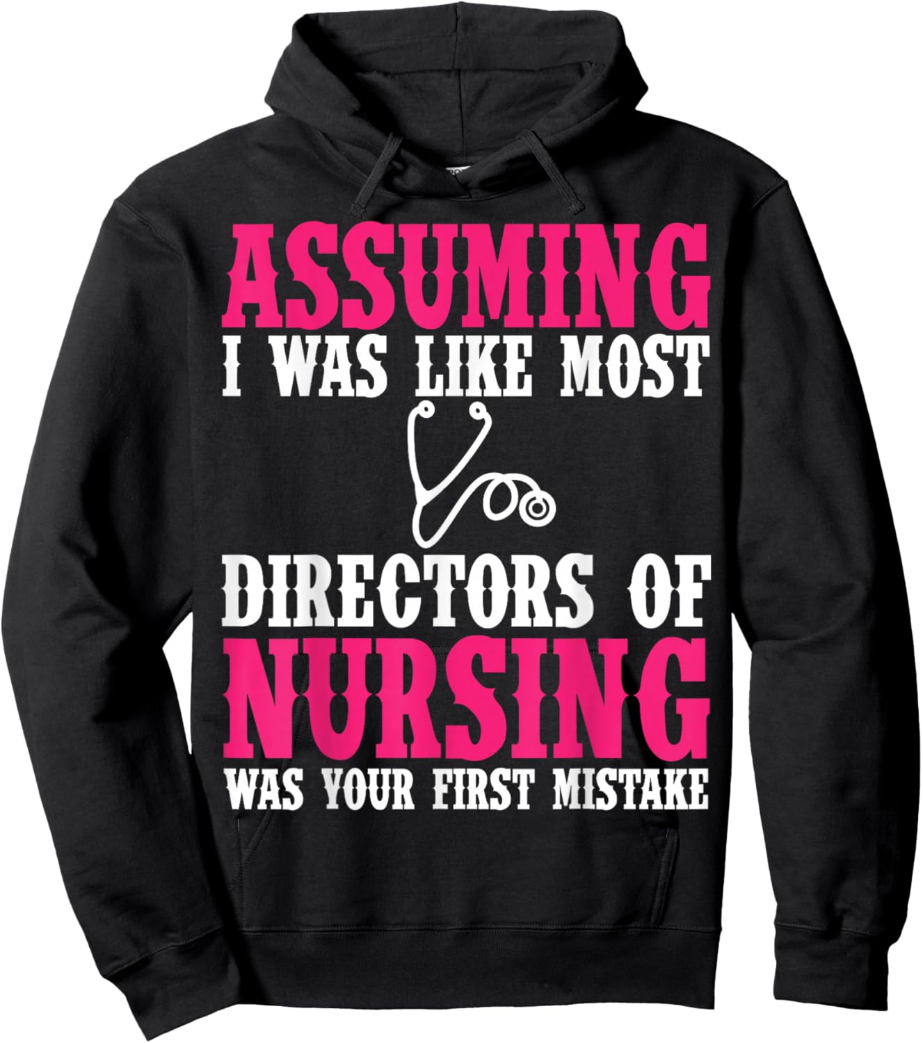Director Of Nursing Apparel - Funny Great Nurses Design Hoodie - Hoodie | Black