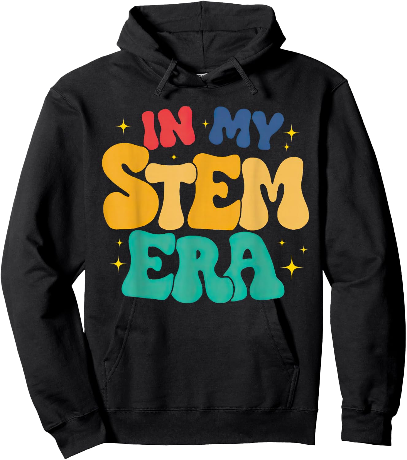 Groovy In My Stem Era Science Teacher Women In Stem Hoodie - Hoodie | Black