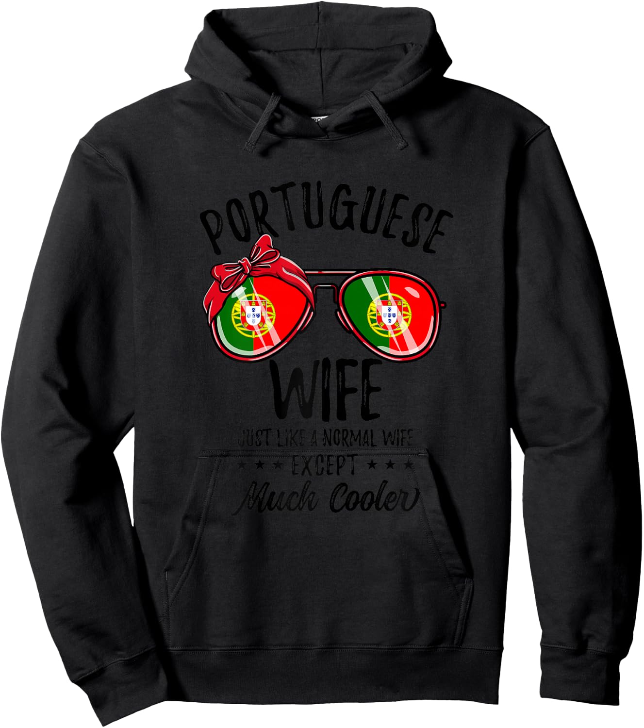 Matching Portuguese Wife Hoodie - Hoodie | Black