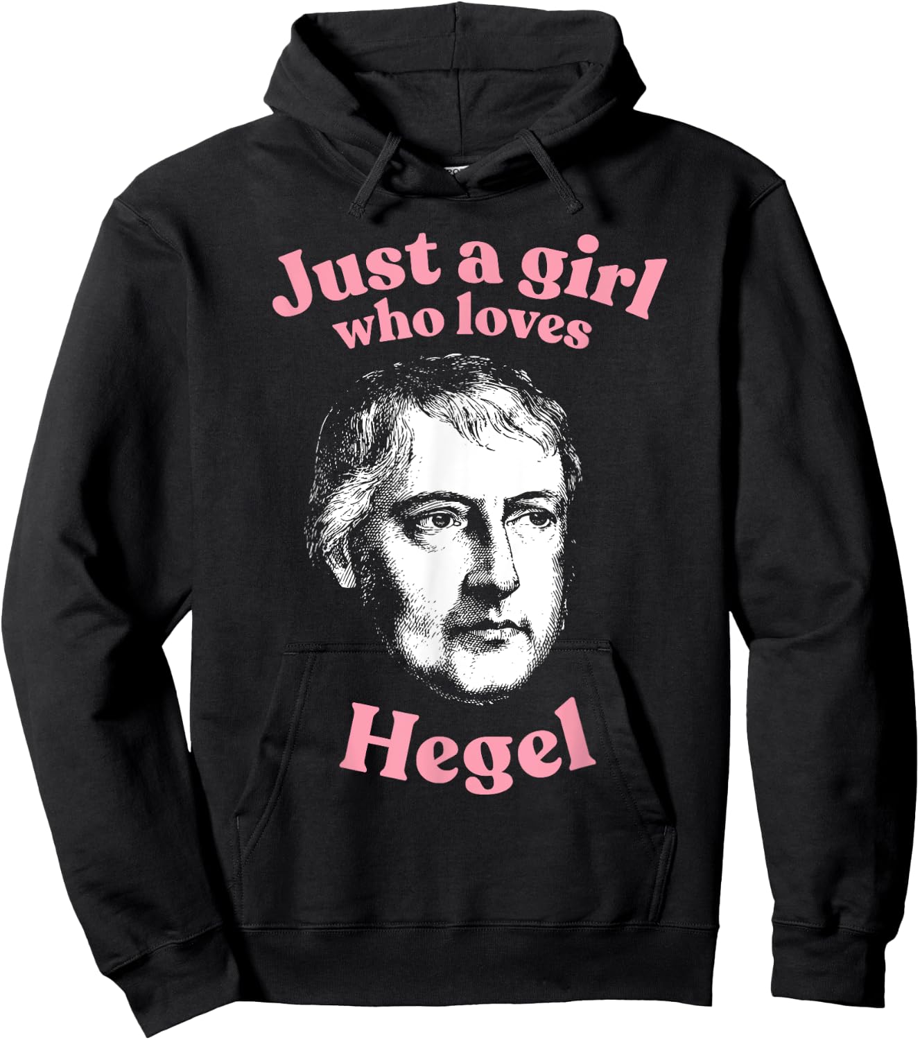 Just a girl who loves Hegel - weltgeist philosophy Hoodie - Hoodie | Black
