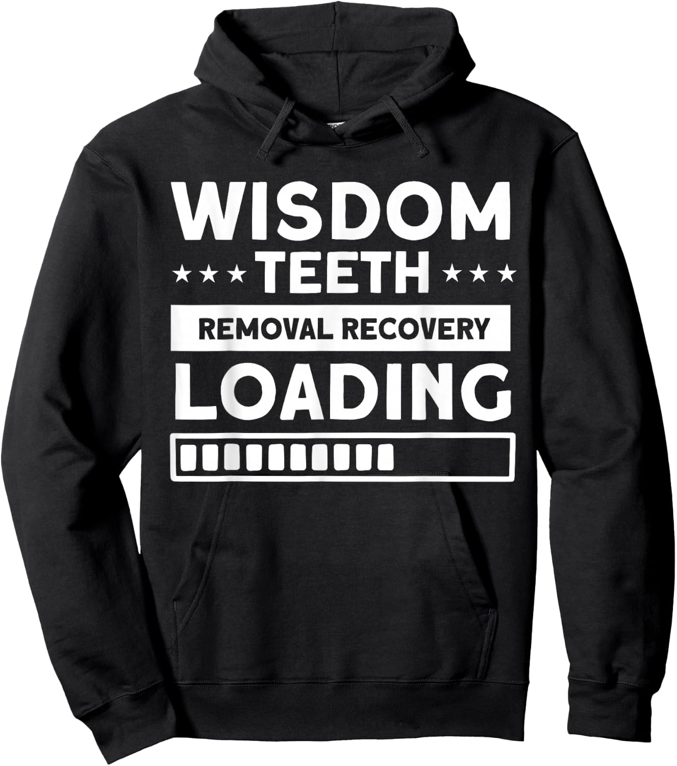 Wisdom Teeth Removal Recovery Charging Tooth Surgical Hoodie - Hoodie | Black