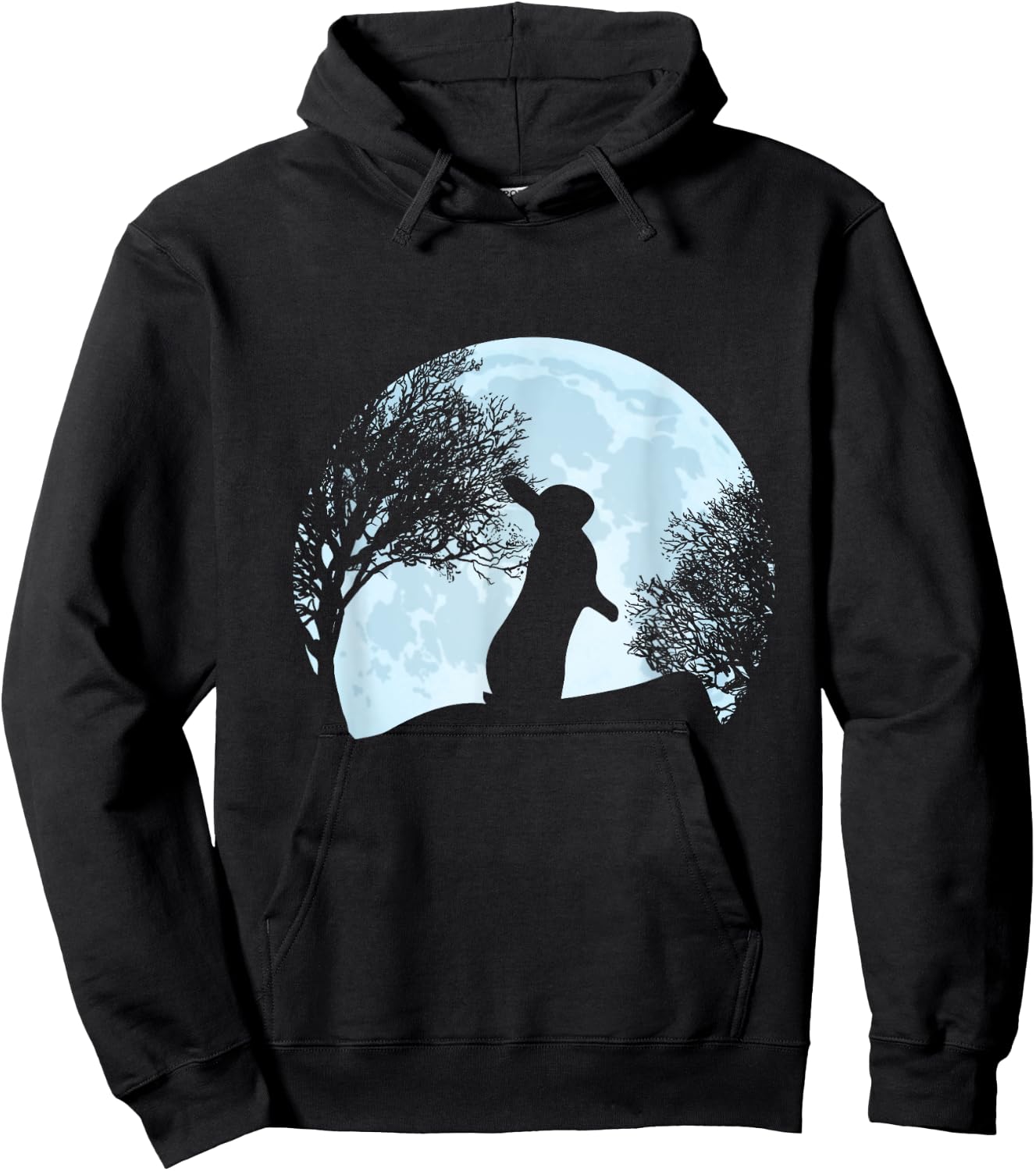 Easter Rabbit Blue Moon Hoodie - Hoodie | Black