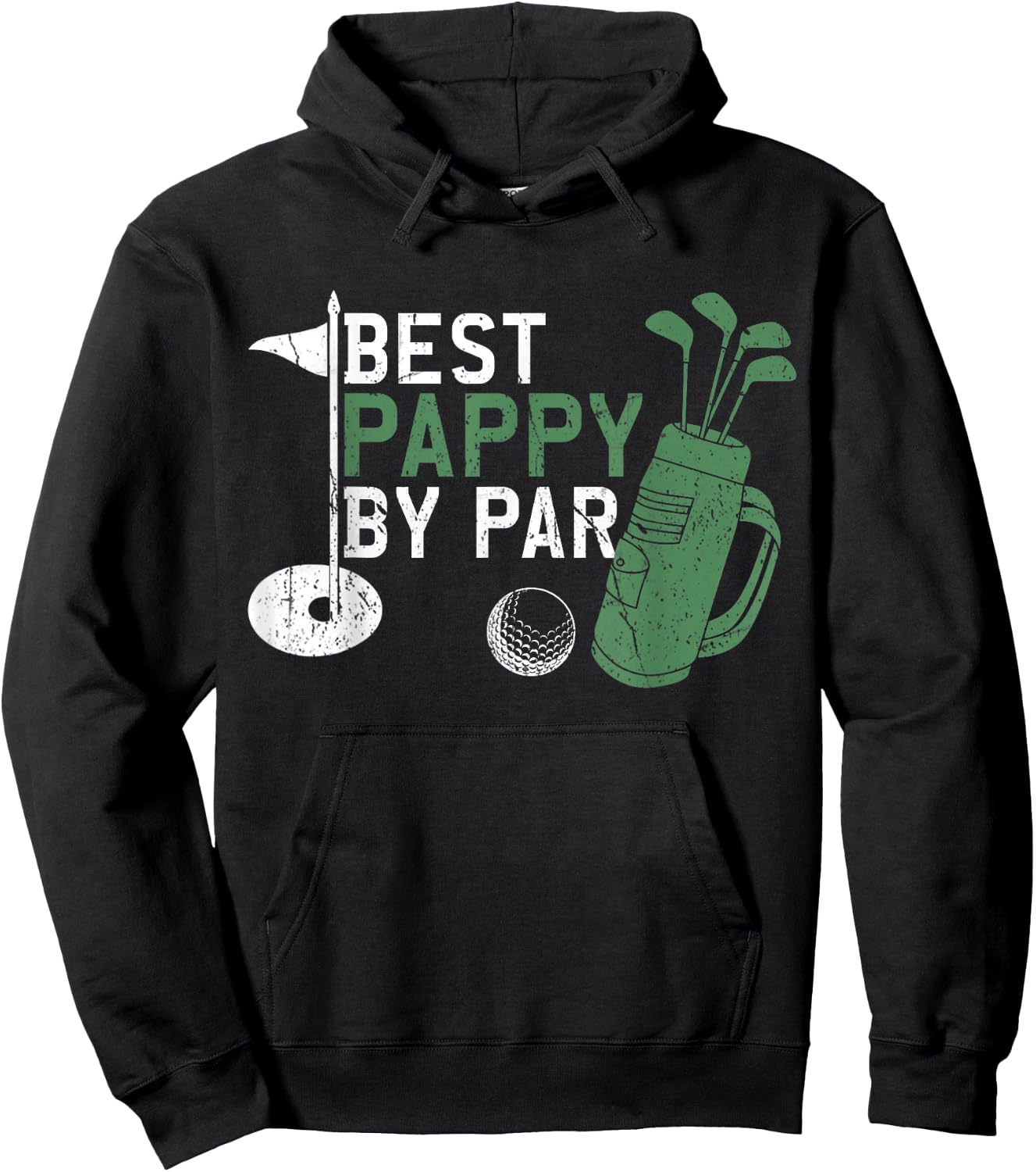 Best Pappy By Par Golf Lover Fathers Day Hoodie - Hoodie | Black