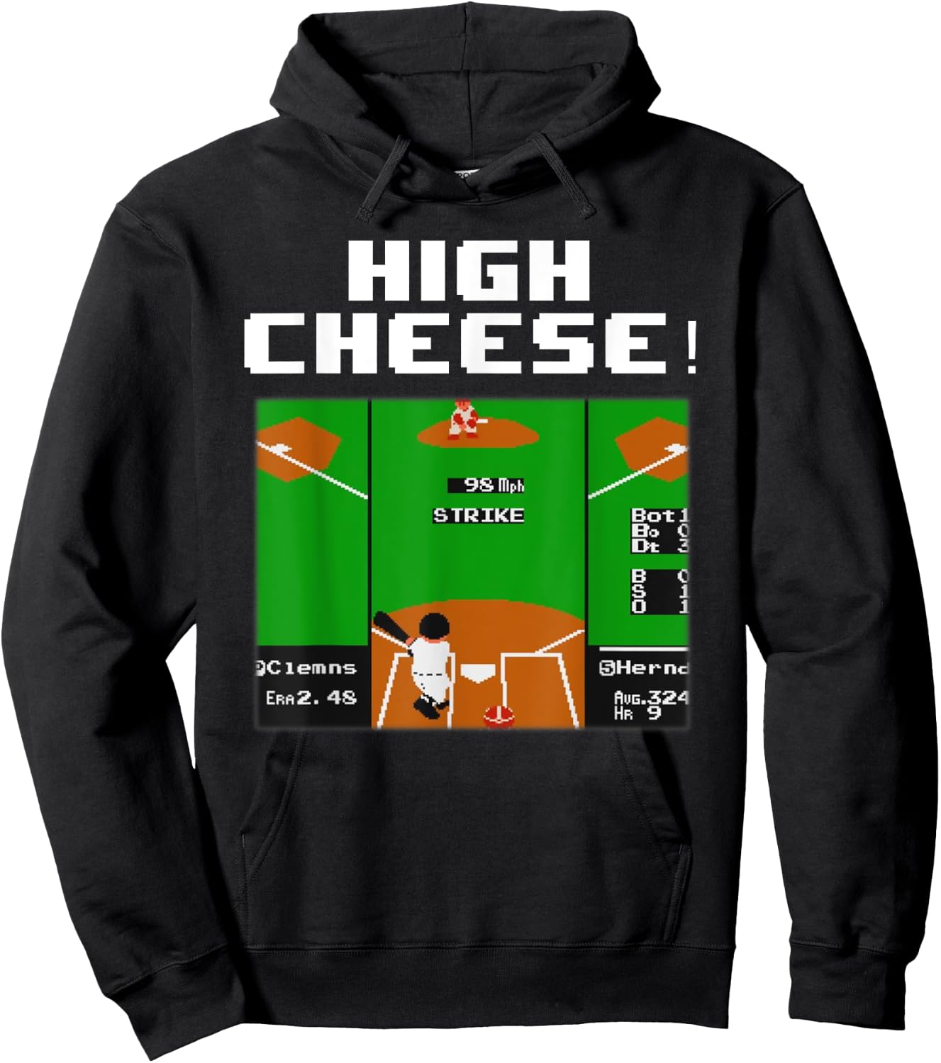 High Cheese RBI Baseball Hoodie - Hoodie | Black