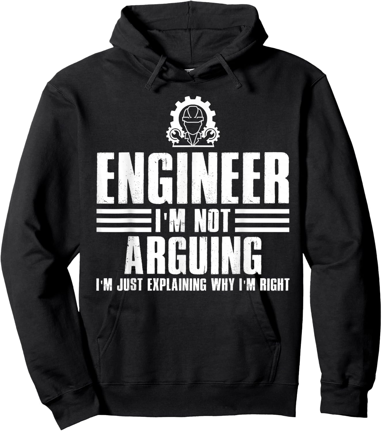 Funny Engineer Art Men Women Mechanic Electrical Engineering Hoodie - Hoodie | Black