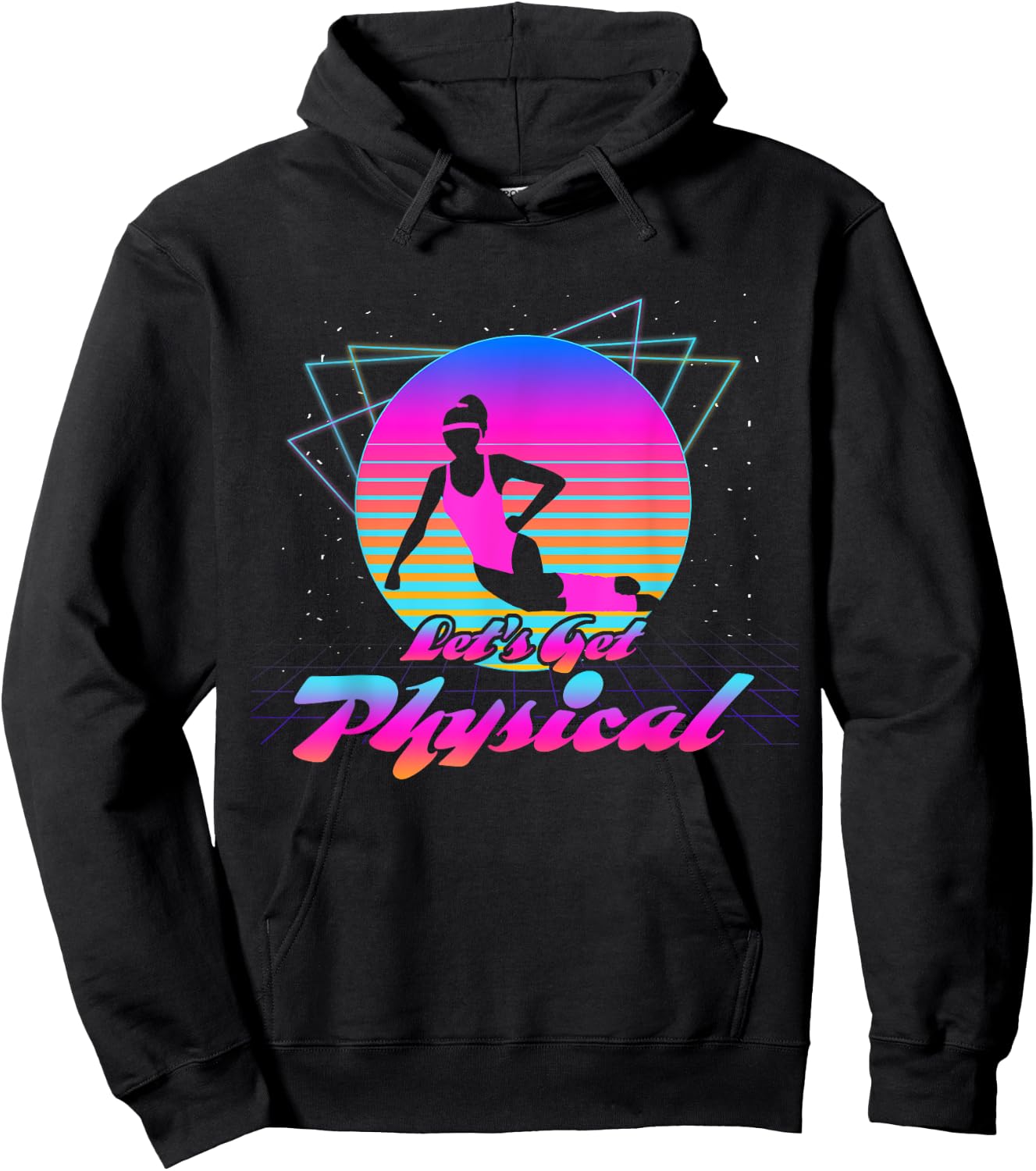 Let's Get Physical For A Fitness 80's Lover Hoodie - Hoodie | Black