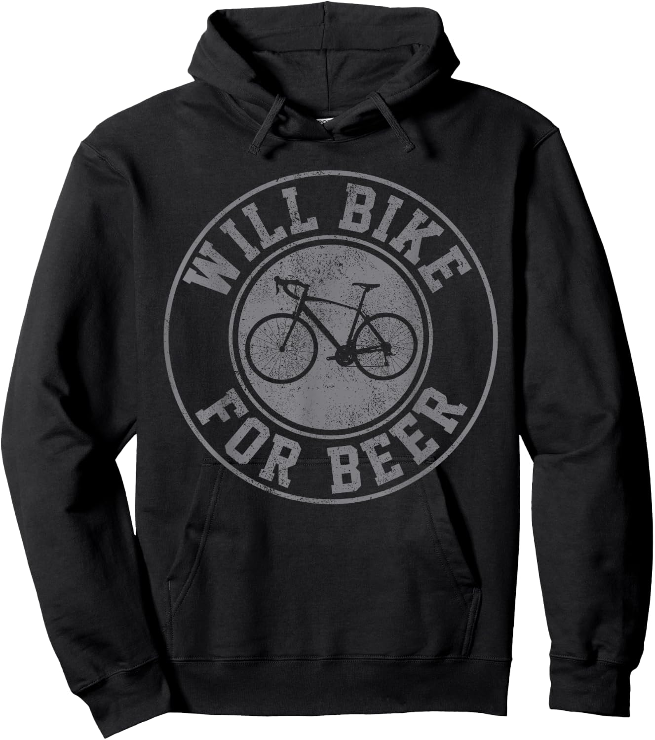 Bicycle Shirt – Road Bike Beer Funny Road Cyclist Gift Hoodie - Hoodie | Black