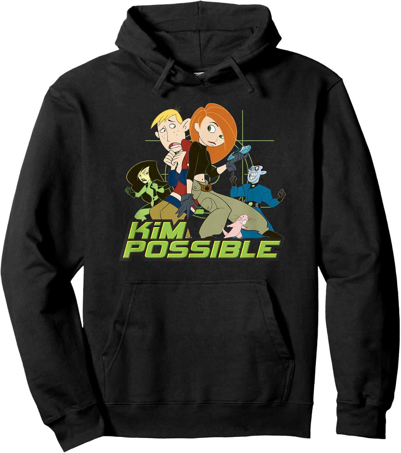 Disney Kim Possible Character Group Poster Hoodie - Hoodie | Black