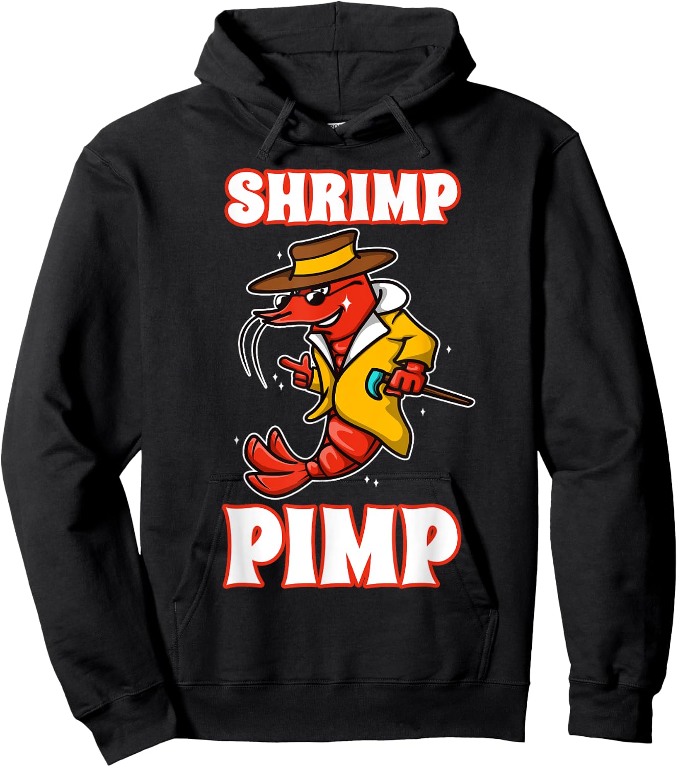 Shrimp Pimp Hoodie - Hoodie | Black