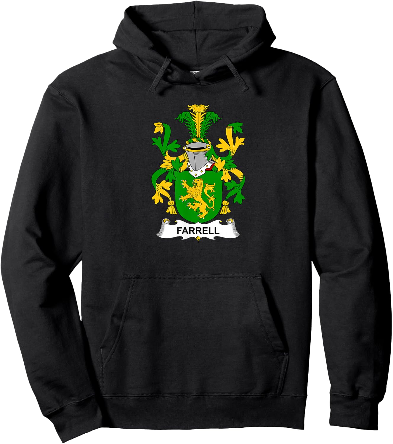 Farrell Coat of Arms - Family Crest Shirt Hoodie - Hoodie | Black