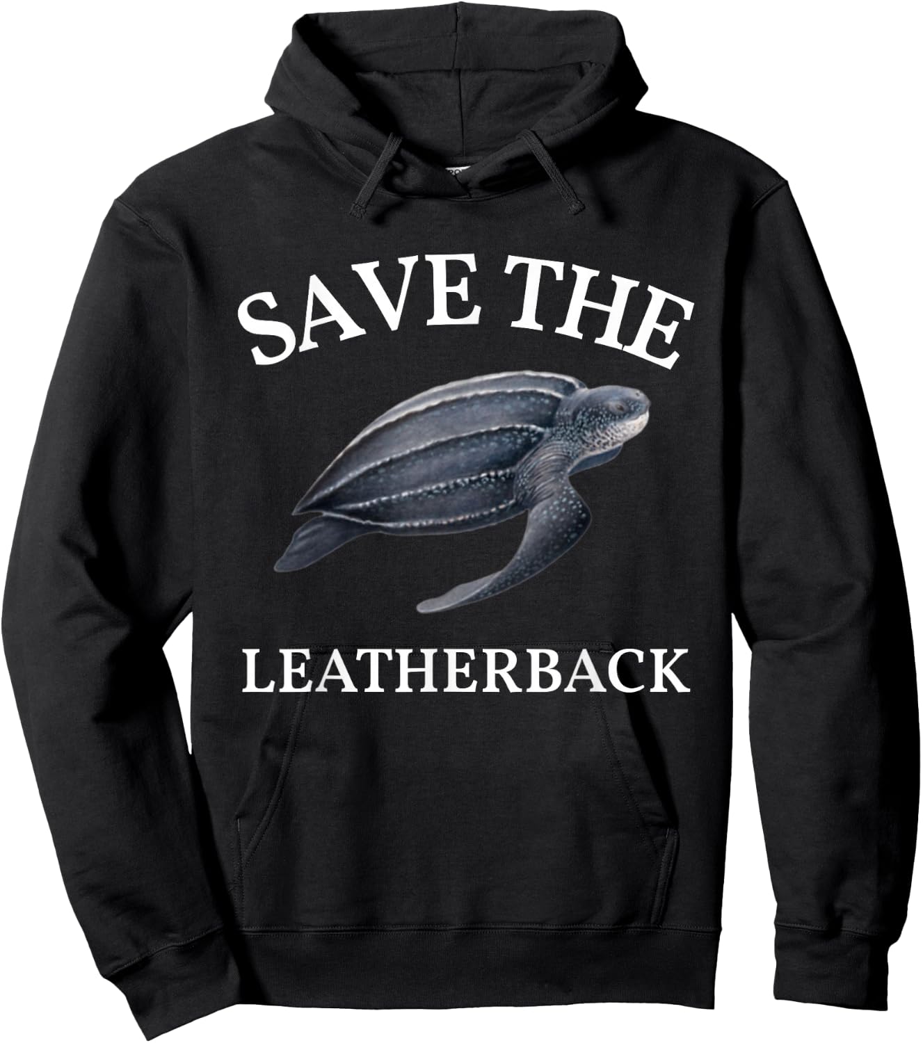 Leatherback Sea Turtle Endangered Species Turtle Hoodie - Hoodie | Black