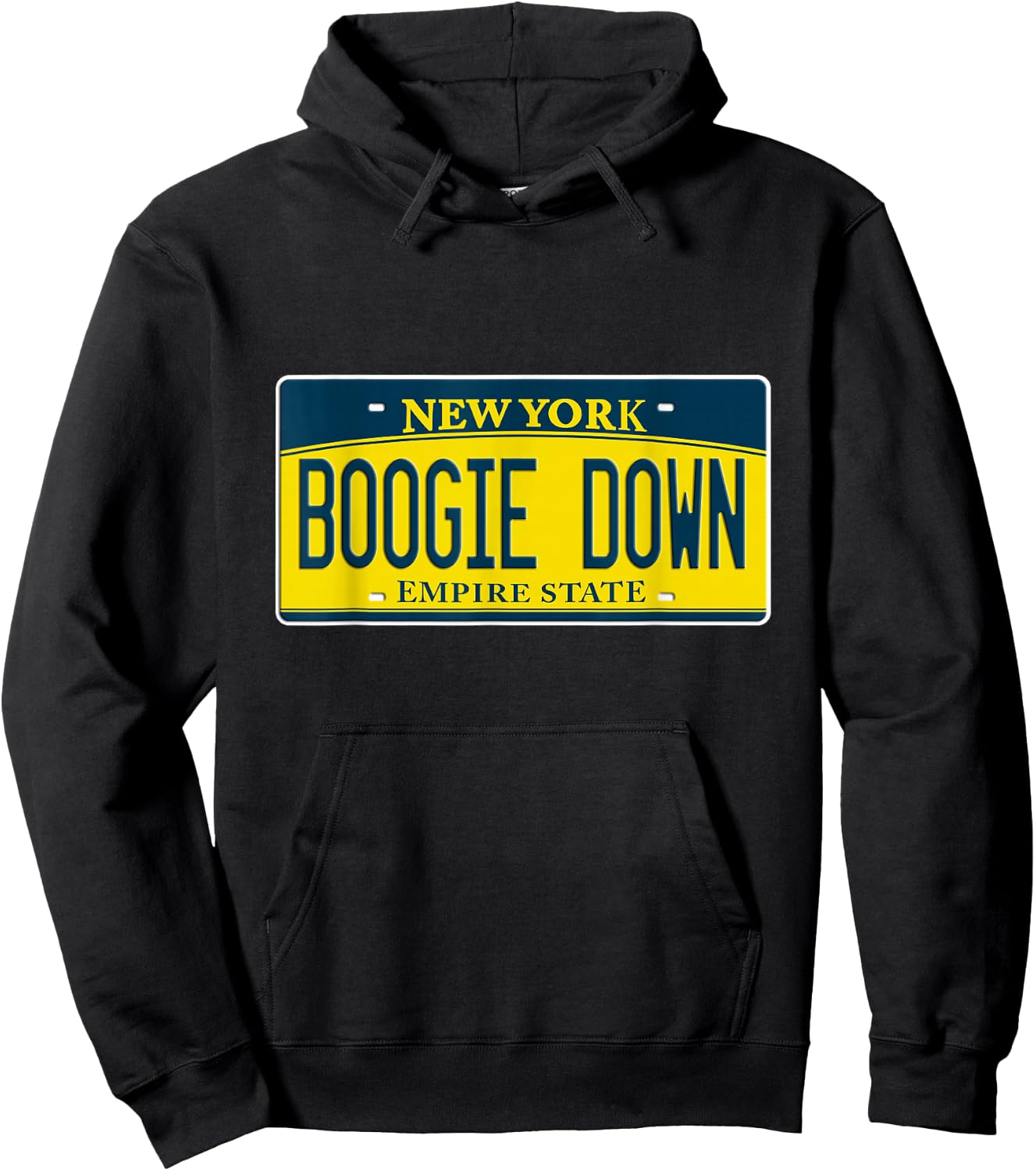 Boogie Down South Bronx New York NY Old School Hip Hop BDP Hoodie - Hoodie | Black