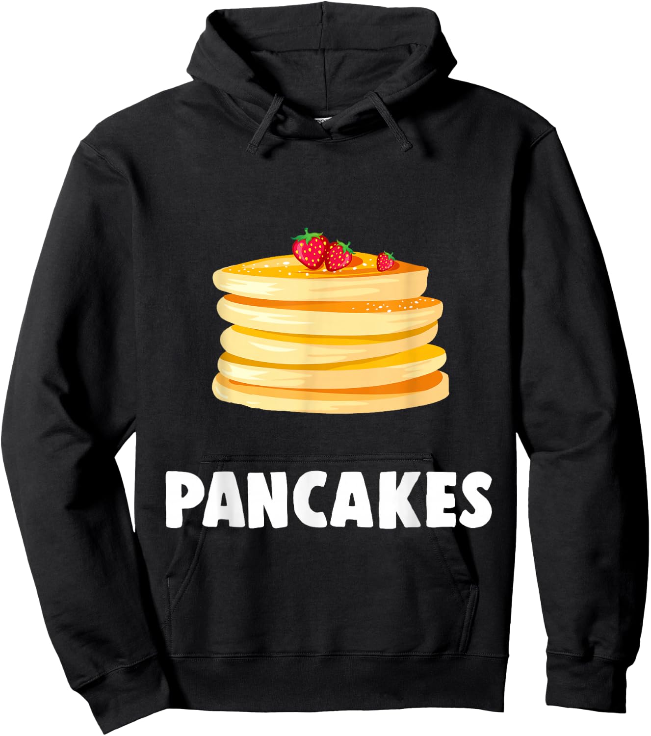 Couple Matching Halloween Costumes Pancakes Hoodie - Hoodie | Black