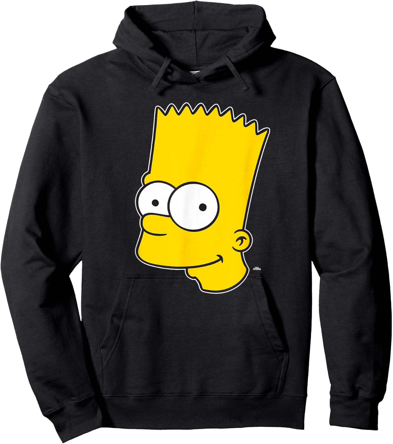 The Simpsons Bart Simpson Face Hoodie - Hoodie | Black