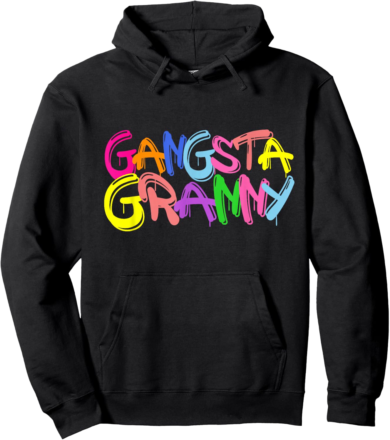 Gangsta Granny Gangster Grandmother Grandma Grammy Hoodie - Hoodie | Black