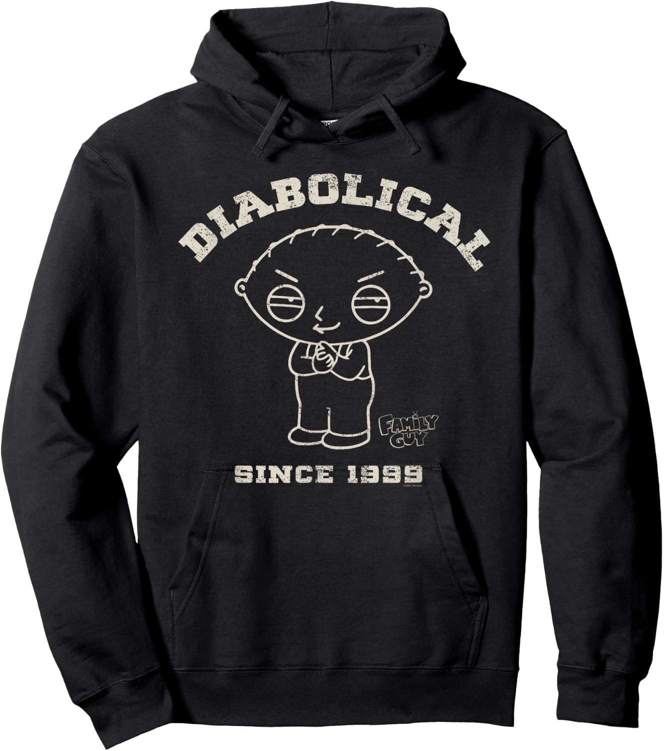 Family Guy Stewie Diabolical Since 1999 Hoodie - Hoodie | Black
