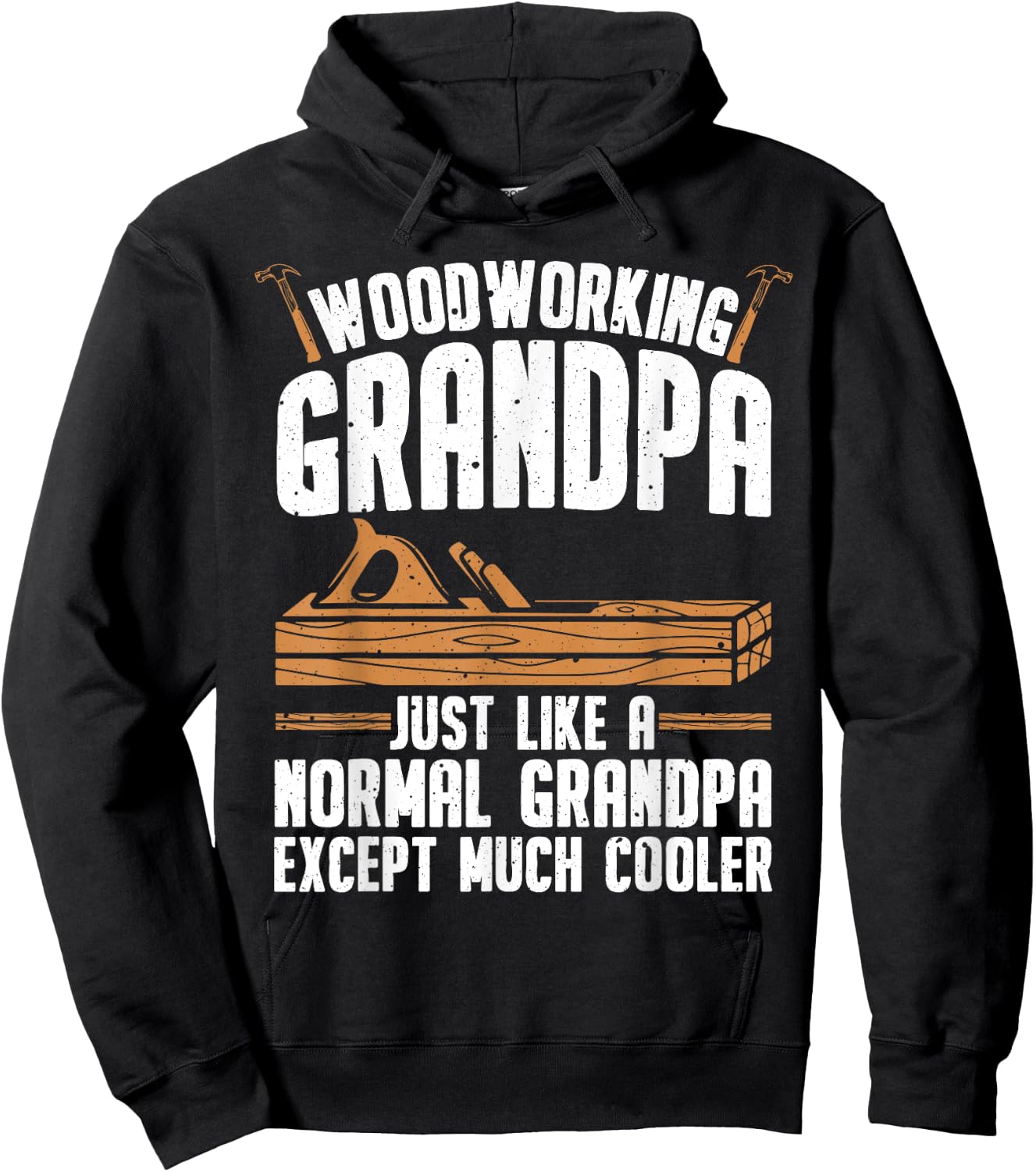 Funny Woodworking For Woodwork Grandpa Dad Men Woodworker Hoodie - Hoodie | Black