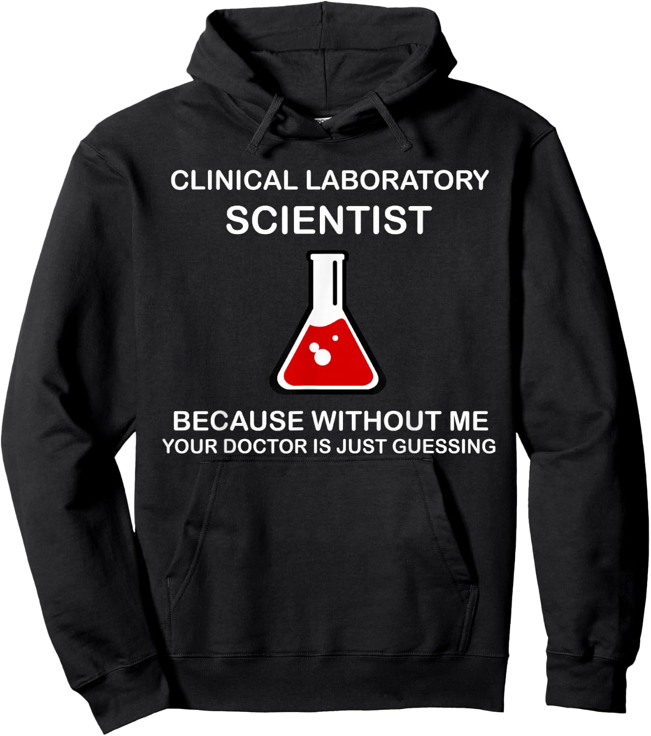 Funny 'Because without me' MLS, CLS and MT Men Women Hoodie - Hoodie | Black