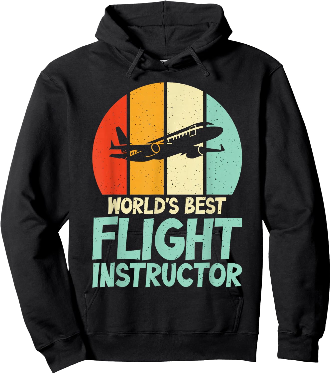 Worlds best Flight Instructor Hoodie - Hoodie | Black