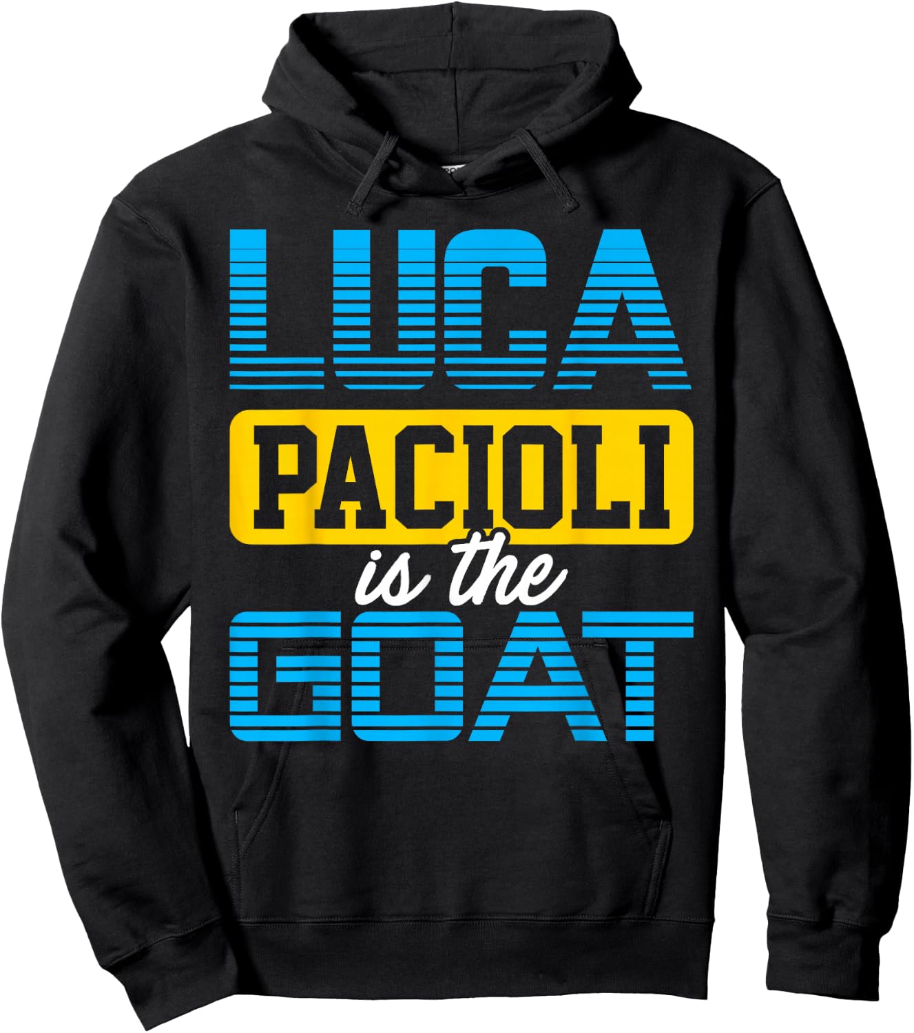 Wonderful Luca Pacioli - Fun Accountant T Shirt Hoodie - Hoodie | Black