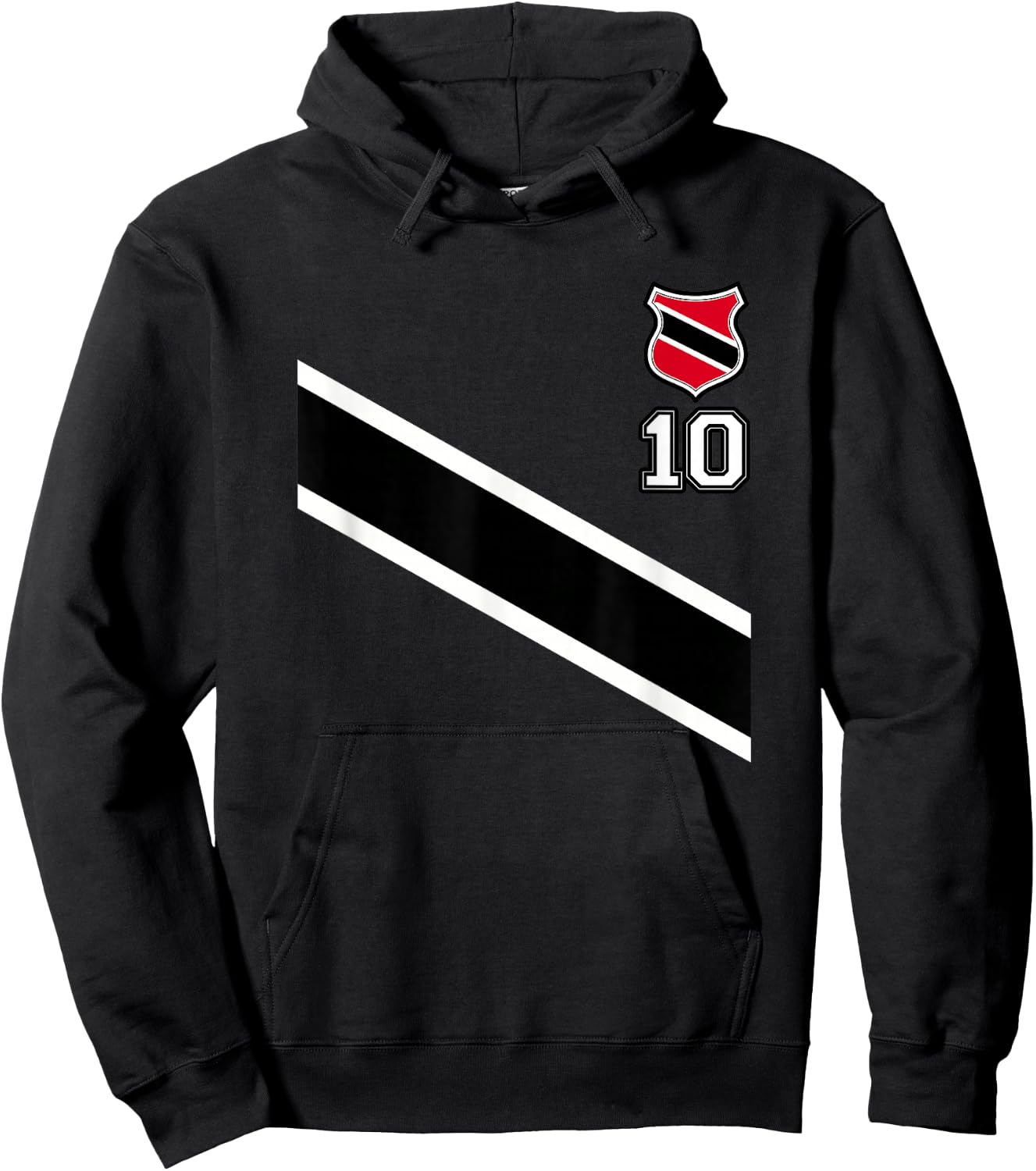 Trinidad Tobago Soccer Football Jersey - Trinidadian Pride Hoodie - Hoodie | Black