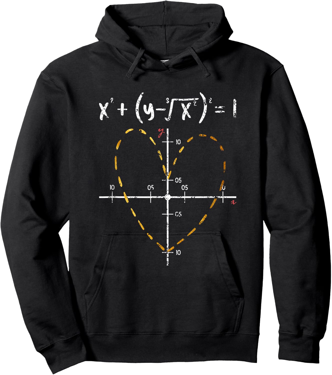 Love Heart Mathematical Formula Math Hoodie - Hoodie | Black