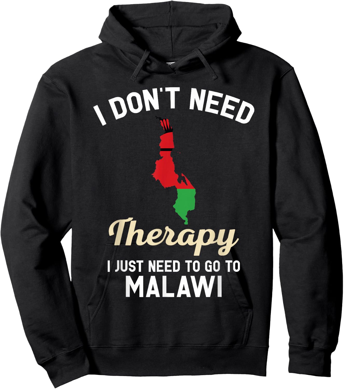 Malawian Malawi Map Gift People from Malawi Hoodie - Hoodie | Black